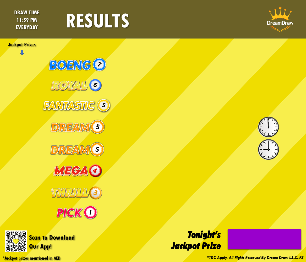 Today's Result